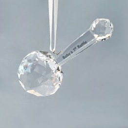 Baby's Eerste Rammelaar Ornament